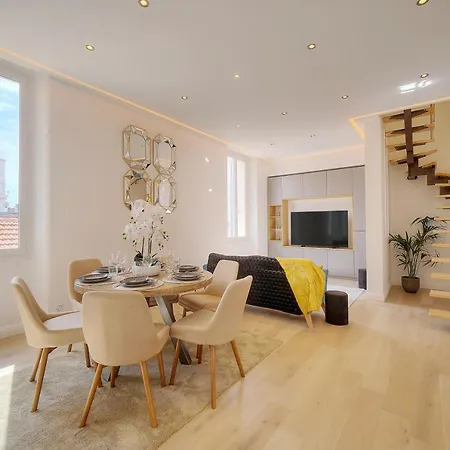 Standing - Neuf - Croisette- Palais Des Festivals - 6 Pers -3 Chbres 戛纳
